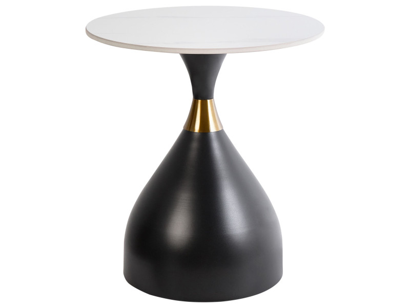 Stolik pomocniczy ceramiczny blat biały 636779