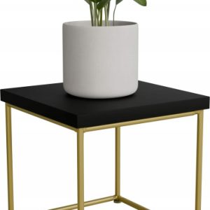 Stolik pomocniczy Druciany Kwietnik 20x20x20 Loft Złoty+MiniPearl 925146 Stolik pomocniczy Druciany Kwietnik 20x20x20 Loft Złoty+MiniPearl 925146