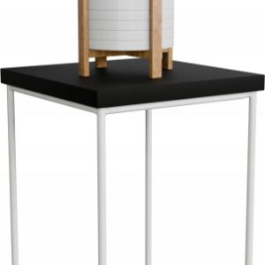 Stolik pomocniczy Druciany Kwietnik 20x20x30 Loft Biały+MiniPearl 925152 Stolik pomocniczy Druciany Kwietnik 20x20x30 Loft Biały+MiniPearl 925152