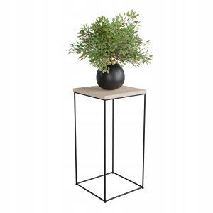 Stolik pomocniczy Druciany Kwietnik 30x30x60 Loft Czarny+Dąb Sonoma 925714 Stolik pomocniczy Druciany Kwietnik 30x30x60 Loft Czarny+Dąb Sonoma 925714