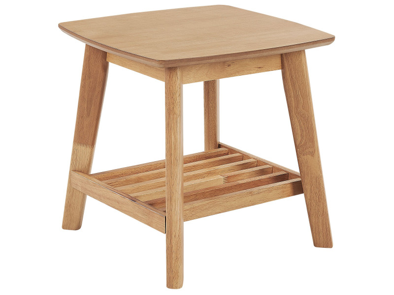 Stolik pomocniczy kwadratowy jasne drewno MDF 63167