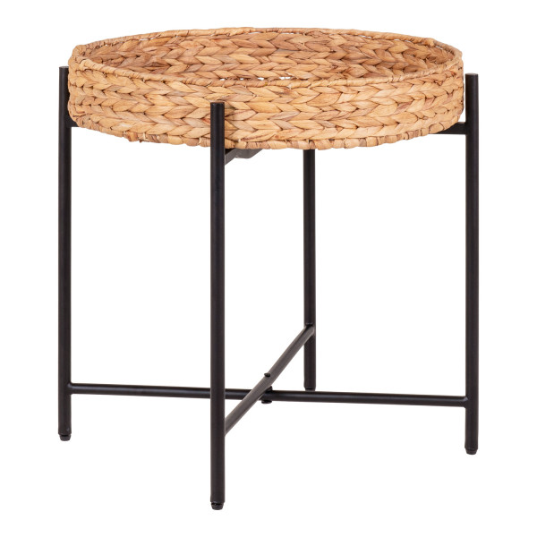 STOLIK POMOCNICZY Naro 50 x 48,5 cm z hiacyntu wodnego 661346