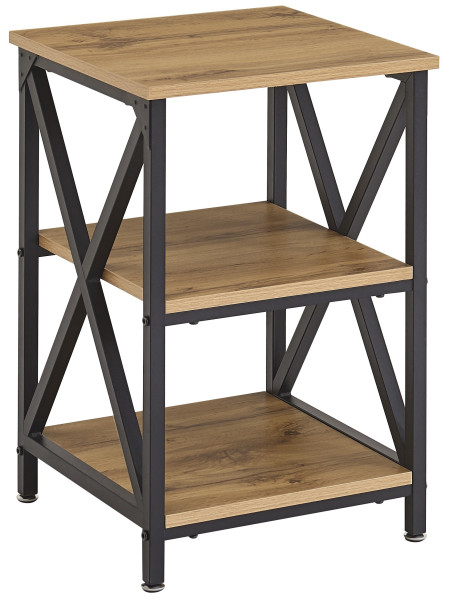 Stolik pomocniczy nocny boczny szafka regał R102 60cm dąb 994702