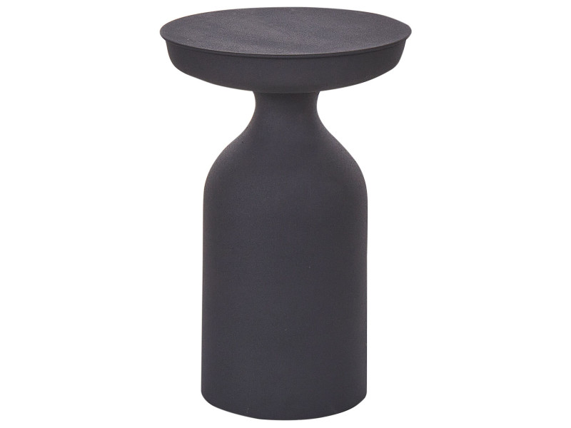 Stolik pomocniczy okrągły metalowy czarny 775484