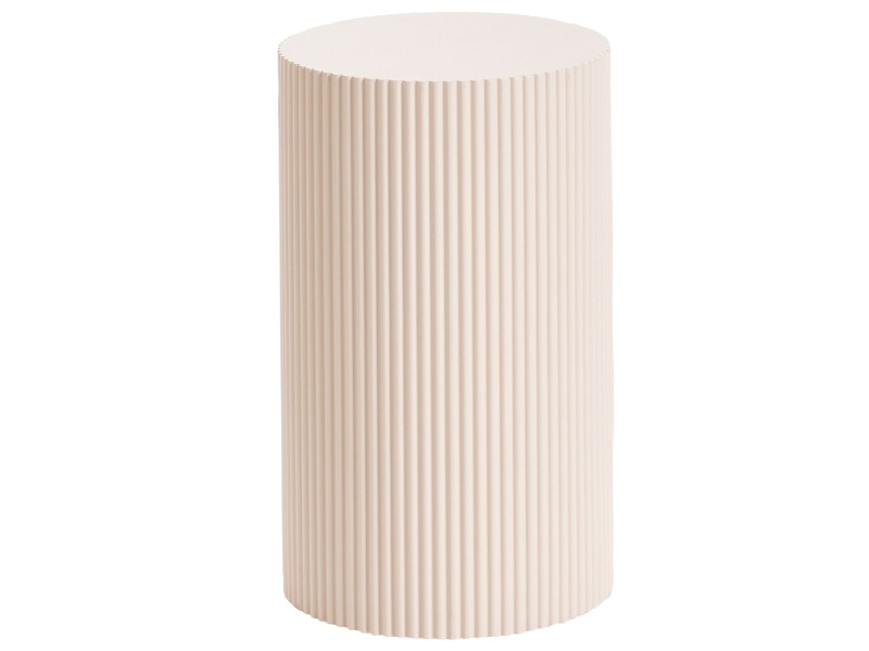 Stolik pomocniczy płyta MDF złamana biel 656867