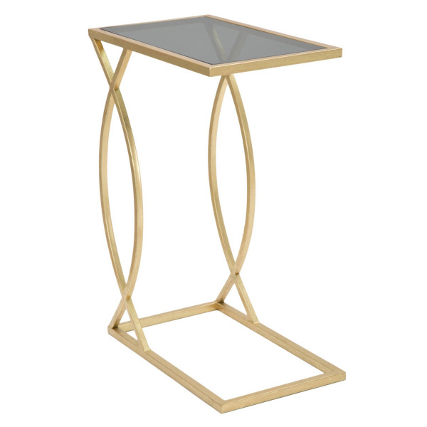 Stolik pomocniczy w stylu glamour, wys. 60 cm 126804