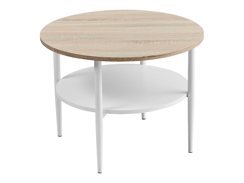 Stolik Revel okrągły 60 cm dąb sonoma 477120