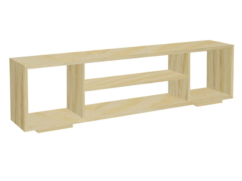 Stolik RTV 200 cm Atlantic drewniany, kolor sosnowy 669991
