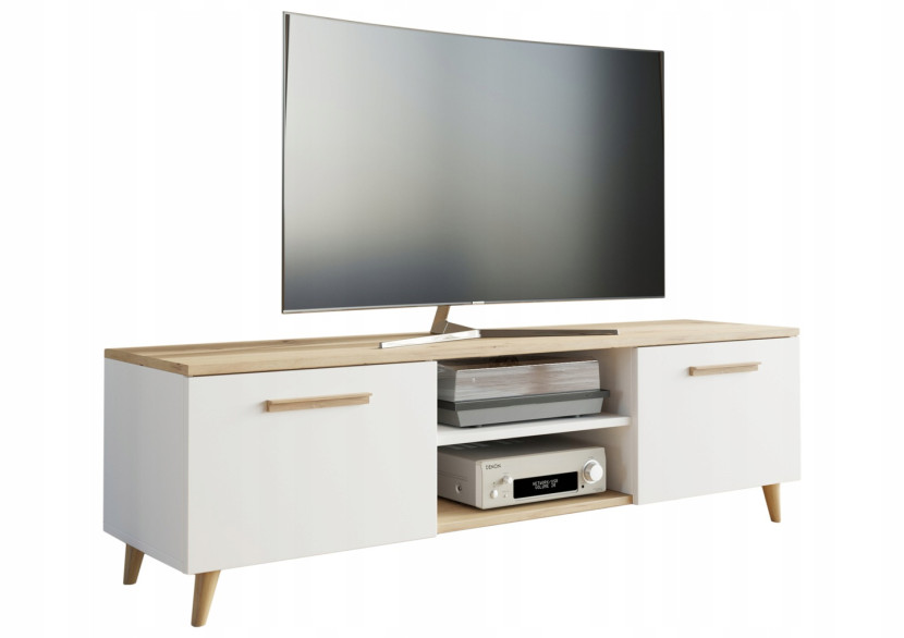 Stolik RTV Bergen 150 artisan/biały 135349