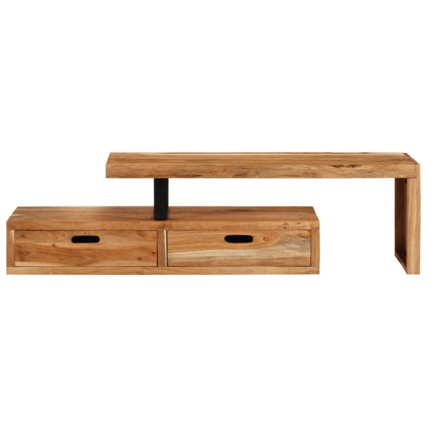 Stolik Rtv Brąz Mat Nowoczesny Salon 112x30x40cm 762138