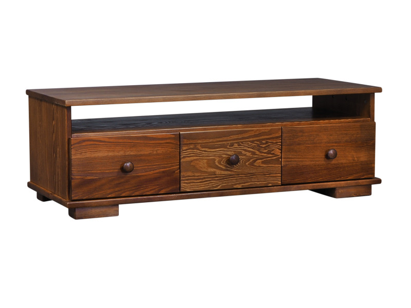 Stolik RTV Modern II 115 cm drewniany, kolor kasztan 454918