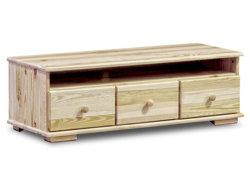 Stolik RTV Modern II 115 cm drewniany, kolor sosnowy 678657