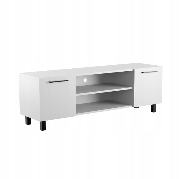 Stolik Rtv Szafka Pod Telewizor Loft 150Cm Biała 143334