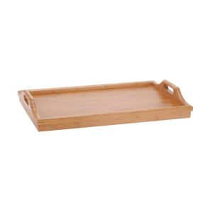 Stolik śniadaniowy, bambusowa taca z nóżkami, 50×30 cm 80166 Stolik śniadaniowy, bambusowa taca z nóżkami, 50×30 cm 80166