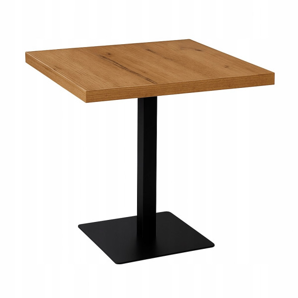 Stolik Stół do kawiarni restauracji 60x60 Metal Dąb Craft 1019808