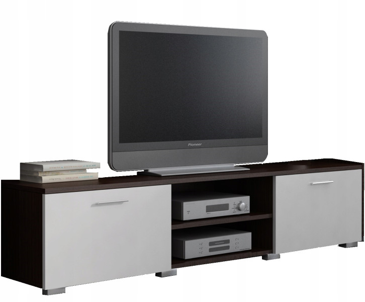 Stolik szafka rtv ROMA 150cm biały wenge komoda PER 966306