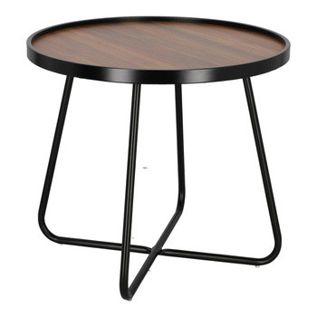 Stolik Tamsai 60cm orzech/ czarny 385946