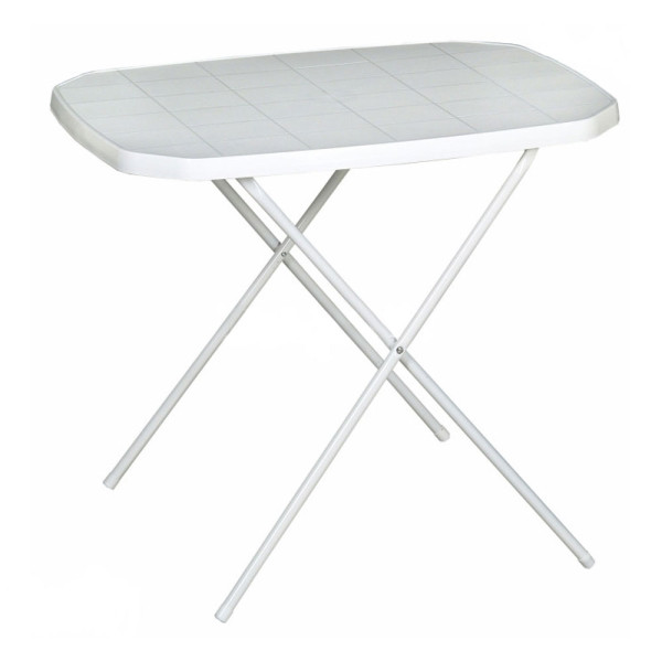 Stolik turystyczny 70 x 53 cm biały PATIO 470814