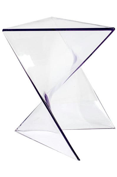 Stolik ZIK transparentny 158830