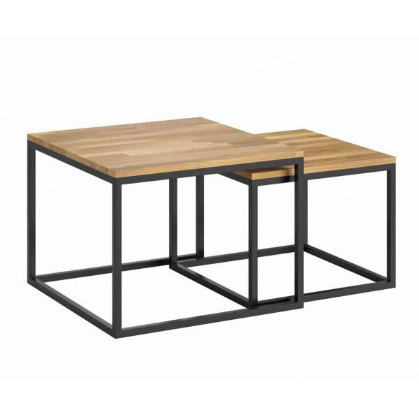 Stoliki 2w1 loftowe wsuwane jeden pod drugi 328536