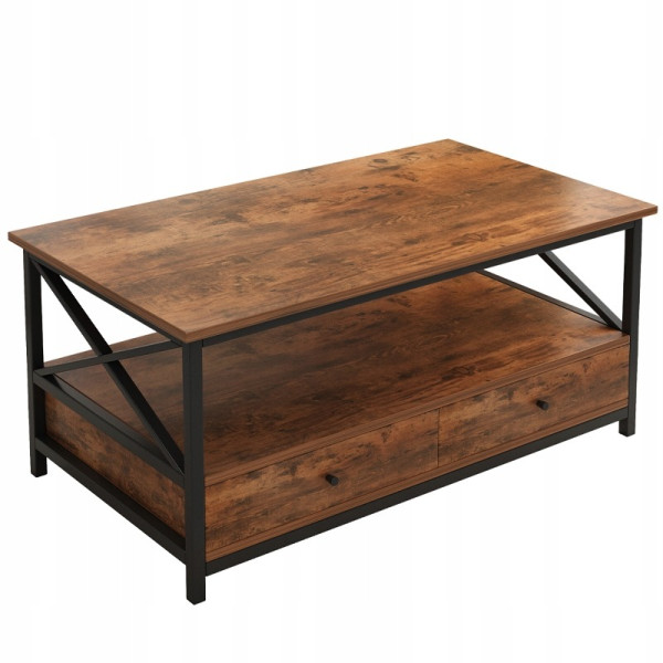 Stoliki drewniany kawowy loft industrialny 100cm 511225