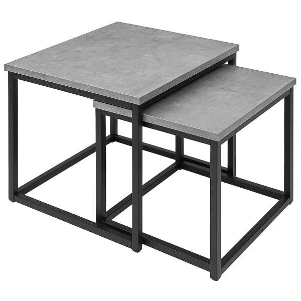 Stoliki kawowe zestaw stolików industrial SK101B beton 766280