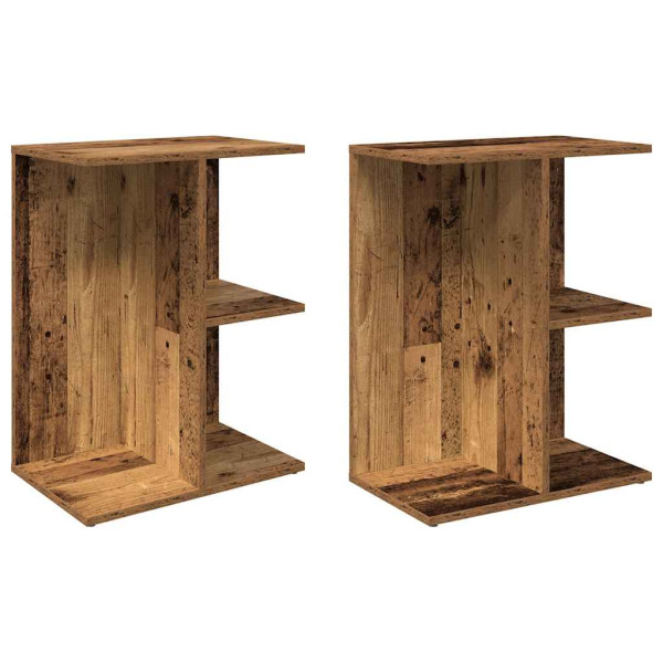 Stoliki nocne 2 szt. stare drewno 46.5x29x61 cm 848224