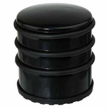 Stoper do drzwi metalowy wysoki czarny elegancki 638392