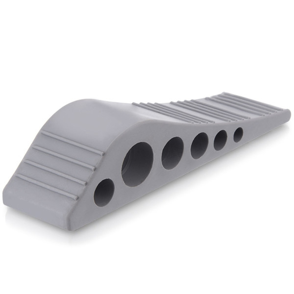 Stoper do drzwi szary 12x3x2,7 cm 775683