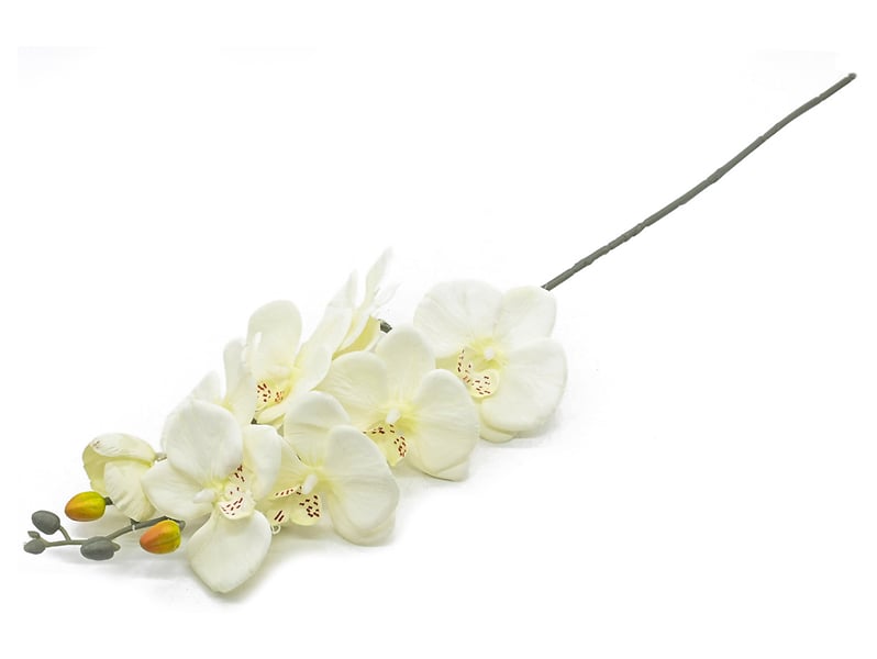 Storczyk gałązka 78 cm biała 325782