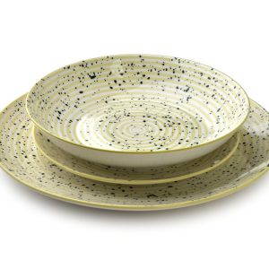 STRIPES BEIGE Komplet obiadowy 18el 550ml 728179 STRIPES BEIGE Komplet obiadowy 18el 550ml 728179