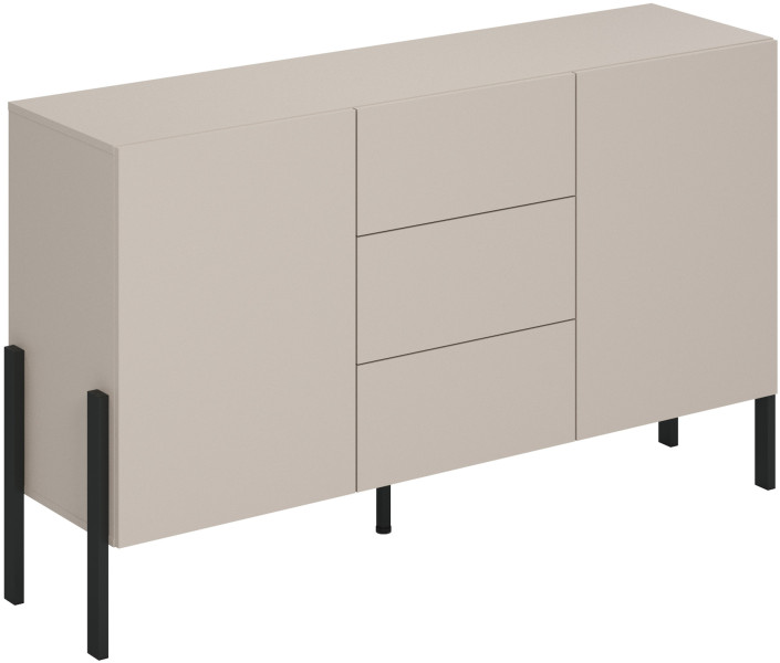 Stylowa komoda do salonu 154 cm z szufladami kaszmir JUKON 754428