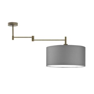 Stylowa lampa sufitowa RANGUN Stare Złoto – Szary Stalowy 870686 Stylowa lampa sufitowa RANGUN Stare Złoto – Szary Stalowy 870686