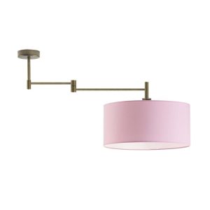 Stylowa lampa sufitowa w pastelowym różu RANGUN Stare Złoto – Jasny Różowy 870750 Stylowa lampa sufitowa w pastelowym różu RANGUN Stare Złoto – Jasny Różowy 870750