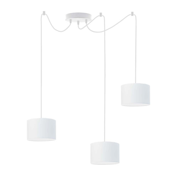 Stylowa lampa sufitowa WAIKIKI W3 Biały - Biały 879914