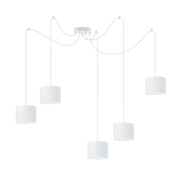 Stylowa lampa sufitowa WAIKIKI W5 Biały - Biały 883611