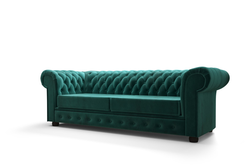 Stylowa Sofa Manchester III 220 Glamour Elegancka Pikowana 1068821
