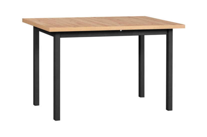 Stylowy rozkładany Stół MAX X na czarnych nogach Dąb Artisan do jadalni 662062
