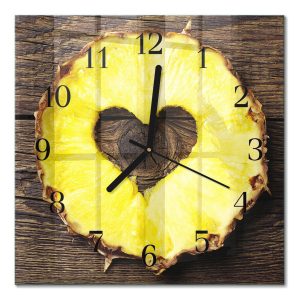 Stylowy zegar 30×30 Ananas cichy mechanizm salon 1034296 Stylowy zegar 30×30 Ananas cichy mechanizm salon 1034296