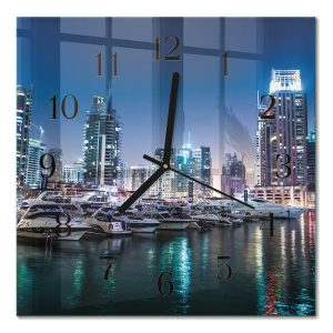 Stylowy zegar 30×30 Horyzont nowoczesny do salonu 1039431 Stylowy zegar 30×30 Horyzont nowoczesny do salonu 1039431