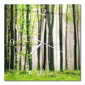 Stylowy zegar 30×30 Las zegar ścienny 1036453 Stylowy zegar 30×30 Las zegar ścienny 1036453