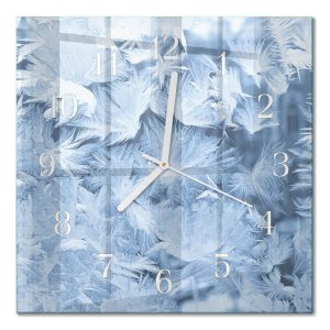 Stylowy zegar 30×30 Płatki Śniegu design na ścianę 1040982 Stylowy zegar 30×30 Płatki Śniegu design na ścianę 1040982
