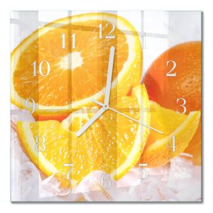 Stylowy zegar 30×30 Pomarańcze dekoracyjny do salonu 1033657 Stylowy zegar 30×30 Pomarańcze dekoracyjny do salonu 1033657