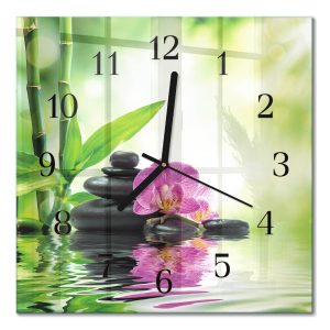 Stylowy zegar 30×30 Spa Orchidea design na ścianę 1042533 Stylowy zegar 30×30 Spa Orchidea design na ścianę 1042533