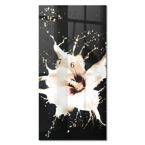 Stylowy zegar 30×60 Kwiat nowoczesny do salonu 1041846 Stylowy zegar 30×60 Kwiat nowoczesny do salonu 1041846