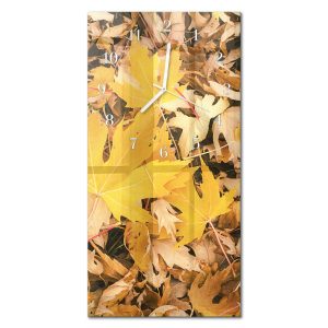 Stylowy zegar 30×60 Liście design na ścianę 1036256 Stylowy zegar 30×60 Liście design na ścianę 1036256