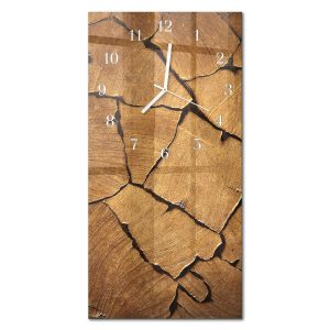 Stylowy zegar 30×60 Wzór Drewna nowoczesny do salonu 1035119 Stylowy zegar 30×60 Wzór Drewna nowoczesny do salonu 1035119