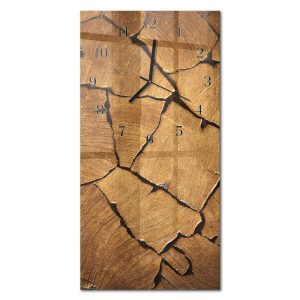 Stylowy zegar 30×60 Wzór Drewna nowoczesny do salonu 1035107 Stylowy zegar 30×60 Wzór Drewna nowoczesny do salonu 1035107