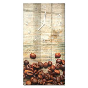 Stylowy zegar 30×60 Ziarna Kawy Drewno cichy mechanizm salon 1034957 Stylowy zegar 30×60 Ziarna Kawy Drewno cichy mechanizm salon 1034957