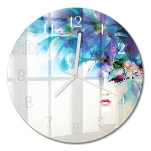 Stylowy zegar fi30 Abstrakcja design na ścianę 1042683 Stylowy zegar fi30 Abstrakcja design na ścianę 1042683